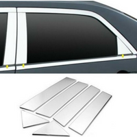 6Pcs Car Window Pillar Posts Door Trims Cover Decoration Sticker Chrome for Chrysler 300/300C Dodge Magnum 2005-2010