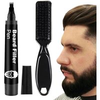 Beard Pencil Filler For Men Beard Filler Pen For Hair With Four Nibs Waterproof Beard Pencil Hair Marker For Thicker Beard Paint