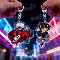 Cute Homestuck Keychain Dave Strider Karkat Vantas Dirk Strider Jake English John Egbert Vriska Serket Eridan Ampora Keychain