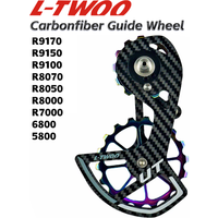 LTWOO Bicycle Ceramic Bearing Carbon fiber Jockey Pulley Wheel Set Rear Derailleurs Guide Wheel for / Ultegra / DURA ACE / 105