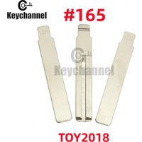 Keychannel 10pcs 165# KD Keyless Key Blade Car Emergency Remote Blade for KD KEYDIY VVDI XHORSE Smart Remote for Toyota Lexus