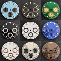 VK63 dial 29mm green luminous suitable for VK63 movement VK63 quartz chronograph men's and women's watch accessories