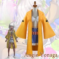 Danganronpa Angie Yonaga Cosplay Costume Anime Super Uniform For Woman Halloween
