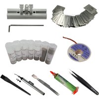 BGA Reballing Kit Direct Heat Schablonen Universal Solder Paste Balls Station für Rework Repair