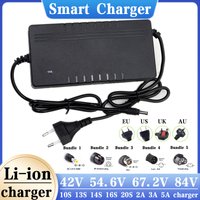 36V/48V/60V/72V 5A/3A/2A Charger Li-ion Battery Electric Bike Charger 42V/54.6V/67.2V/84V 5A /2A Electric Scooter E-Bike Charger