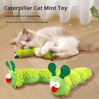 Cartoon Plush Cat Pillow Toy Natural Catnip Silvervine Bite Resistant Molar Toy Indoor Interactive Game Pet Supplies For Cats