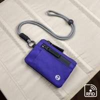 Durable Pocket Money Wallet Simple Zippered Small Bag XPAC Waterproof Nylon Mens and Women Outdoor Travel Pouches with Lanyard