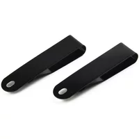 2PCS Small Sheath Holster Quick Clips Cutter Manganese Steel Belt Clip Buckle DIY Carrying Clip Hunting Accessories