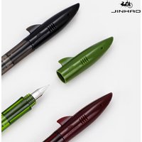 Jinhao Shark Fountain Pens Pen Elegant Writing Calligraphy ink Pens 0.5mm F Nib beginner Office School Supplies Stationery