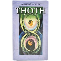 12 X7cm Standard Size Thoth Tarot With Guidebook Tarot Desk Casual Friend Party Entertainment Table Board Game