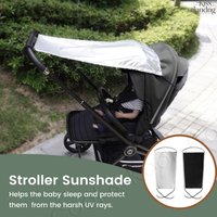 Stroller Sun Shade Baby Stroller Sun Cover, Universal Pram Sunshade for Pushchair, Buggy, Sun Stroller with UV Protection