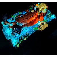 LYBMTWF LED Lighting Kit Compatible with Lego 21366 Floating Sea Otters Building Blocks (NOT Include The Model Bricks)