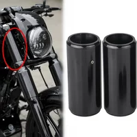 49mm Motorcycle Front Upper Fork Cover Shock Absorber Gaiter Boot Guard Sleeve Protector For Harley Sportster X48 XL1200X 16-up