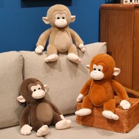 28/40CM Funny Cartoon Monkey Stuffed Soft Wild Animals Appease Doll Creative Birthday Gift