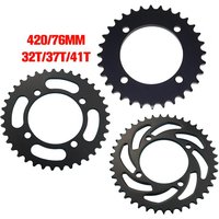AliExpress NONE 420 32/37/41T Teeth 76mm Motorcycle Chain Sprockets Rear Back Sprocket Cog For 110cc 125cc 140cc Dirt Pit Bike Go-kart Buggy