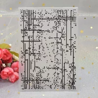 Mosaic Pattern 3D Embossing Folders for DIY Scrapbooking Paper Card Making Craft Plastic Template Stencil