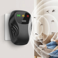 Silent Operation Ultrasonic Insect Repellent Pest Control Intelligent Automatic Fly Repellent Safe Three Stage Rodent Repellent