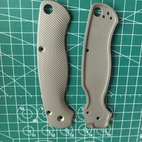 1 Pair Titanium Alloy Handle Scales for Spyderco C81 Para 2 Folding Knives