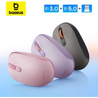 Baseus Wireless Mouse Bluetooth 5.0 3.0 2.4G Mode Silent Click Button 1600 DPI Mice for Computer Laptop Tablet Ergonomic Mouse