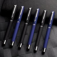 Ballpoint Pen 0.7mm Frosted Titanium Steel Ball Head NeutralPen Large Capacity Super Smooth Students Writing pen