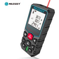 Mètre ruban laser MILESEEY X5, 40M 50M 60M 80M 100M 120M Télémètre laser