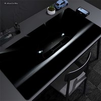 Sports Car Black Mouse Pad Large Computer Office Game Table Mats XXL Rubber Anti-slip Gaming Keyboard Mousepads Long Desk Pads