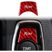 Black/red Car Engine Start Stop OFF Button Sticker Carbon Fiber for BMW M3 F80 2014 2015 2016 2017 2018 for BMW F30 F31 F32 F33