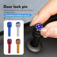 For Mercedes Benz Car Door Lock Pin Screw Knob Security protection Accessories AMG A C E S G Class W201 W210 W108 W204 W205 W203