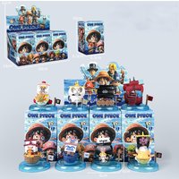 8 Pirate Ship Straw Hat Road Plum Blossom Good News Sun Blackbeard Blind Box Model Ornament Twisted Egg Doll