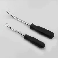 1PC disassembly tool durable, labor-saving, anti slip panel maintenance screwdriver pry bar black+silver convenient dashboard
