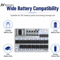 1/3/5PCS 3S/4S/5S 100A BMS 12.6V/16.8V/21V 18650 Li-ion/LMO/Ternary Battery Protection Board Balance Charging