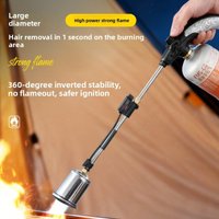 Creative large caliber flamethrower, high-power long pole flamethrower, outdoor camping,barbecue,weeding,high-efficiency igniter