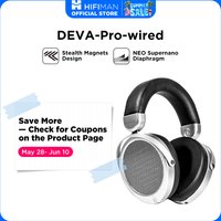 HIFIMAN Deva-Pro Over-Ear Open-Back Planar Magnetic Headphone with Stealth Magnets-Wired Version
