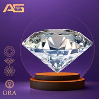 Super White D Color Moissanite Loose Stone 0.1-20.0ct 3EX Round Cut Pass Diamond Tester with GRA Certificate