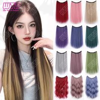 Synthetic One-Piece Highlights Clip-In Hair Wig Piece for Women, Highlight Color Hair Patch, Inner Hidden Hair Extension