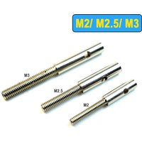 10PCS Fixed-wing Aircraft Accessories M2 /M2.5 /M3 Metal Connecting Rod / Push Rob Connecion Parts