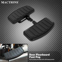 Motorcycle Adjustable Passenger Floorboard Rubber Rear Footpeg For Harley Sportster XL Touring Street Electra Glide Softail Dyna