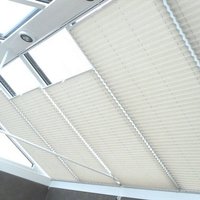 Perfect Fit Bespoke Thermal Conservatory Pleated Honeycomb Window Roof Blinds Electronic