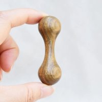 New Wooden Finger Bone Toys Rotating Polishing Hand Spinner Rosewood Ebony Dumbbell Decompression Toy Gifts
