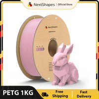 NextShapes PETG HF Filament 3D Printer Filament 1KG Roll 1.75mm High-Speed Printing Good Durability No Bubbles