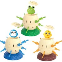 Hot sell Mini Penguin Pirate Bucket Holiday Party Novelty Luck Challenge Child Education Think Mischief Interactive Desktop Toy