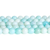 Wholesale Natural Amazonite Stone Beads Round Loose Spacer Beads For Jewelry Making DIY Bracelet Necklace Accessory Findings