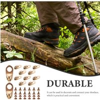 10/20/30 Shoe Metal Hooks for Boots Lace Fastener Boot Eyelet Repair Kit Lace Fitting Buckles With Rivets For Climb Hiking Shoes