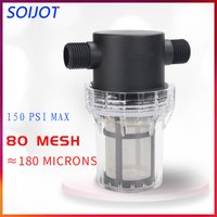 304 Edelstahl Filtersieb 80 Mesh Vorfilter Wasserpumpenfilter 1/2 Zoll 3/4 Zoll 1 Zoll Außengewinde Filter