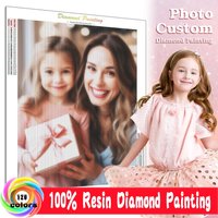 Photo personnalisée 5D velours toile résine AB diamant peinture privé personnalisé point de croix fée poussière mosaïque broderie décor de mariage