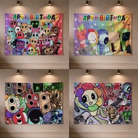D-Dandys W-World Game flag Decoration Outdoor Picnic Party Art Hanging Home Camping Party Banner