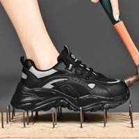 Fashion Safety Shoes Women Boots Steel Toe Shoes women Puncture-Proof Work Sneakers female Shoes Non-Slip Work Boots