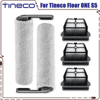 Compatible for Tineco Floor ONE S5 / S5 Pro 2 / S5 Pro / S5 Blue Vacuum Cleaner Roller Brush and Filter Wet and Dry Wash Parts