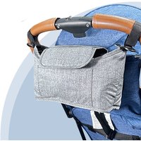 Baby Stroller Hanging Bag Large Capacity Baby Diaper Storage Bag Diaper Organizer Women's Shoulder Bags Portable Mommy Tote New