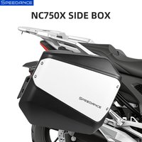 Motorcycle Side Cases for Honda NC750X Quick Release Waterproof Plastic Panniers, Luggage Storage for Moto Travel